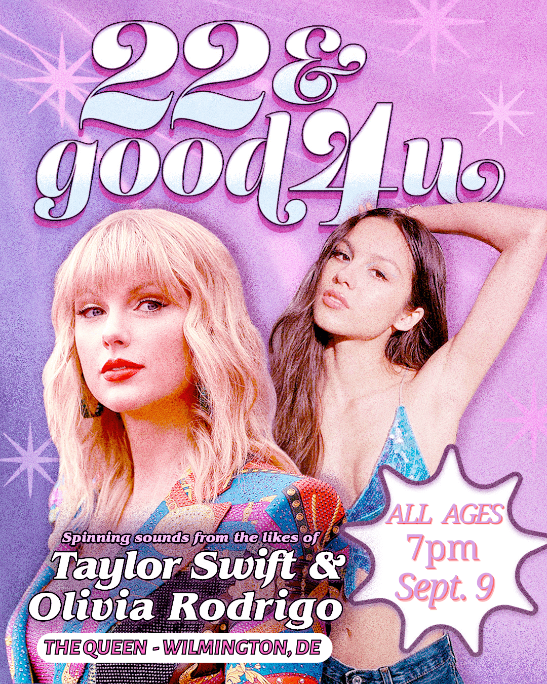 22 and Good for You Taylor Swift Olivia Rodrigo Dance Party