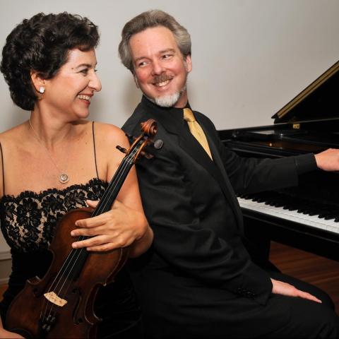 Barbara Govatos and Marcantonio Barone of the Delaware Chamber Music Festival IN Wilmington