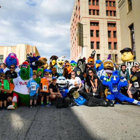 Mascots for a Cure 5k Takes on Market