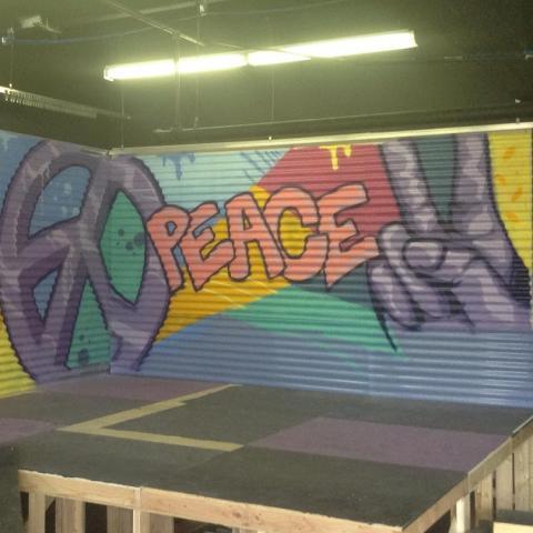 Terrance Vann's set design from HAIR presented by CTC