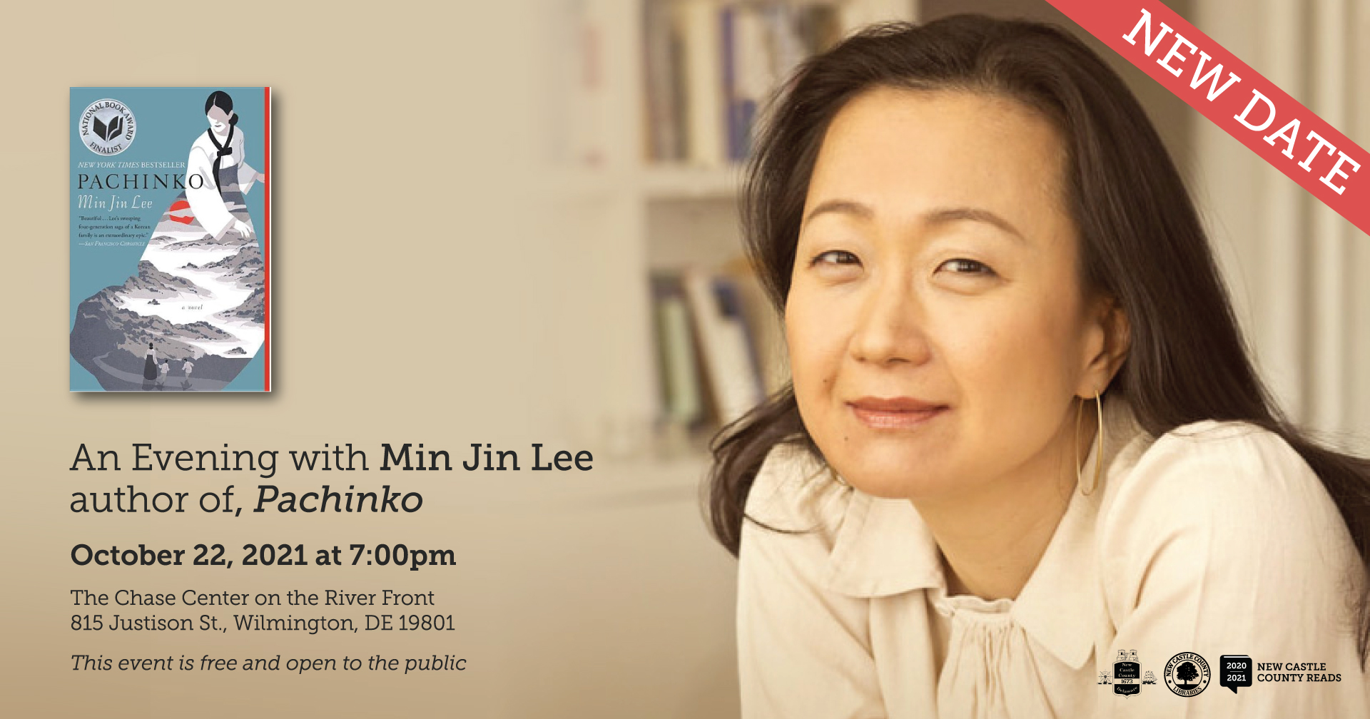 An Evening With Author Min Jin Lee - IN Wilmington